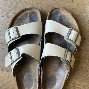 Birkenstock Arizona Sandals.